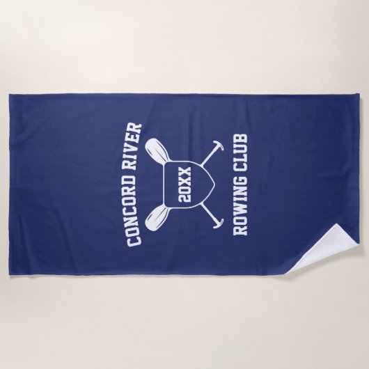 Gifts For Crew Rowers Rowing Boat Rowboat Racing Strandlaken (Voorkant)