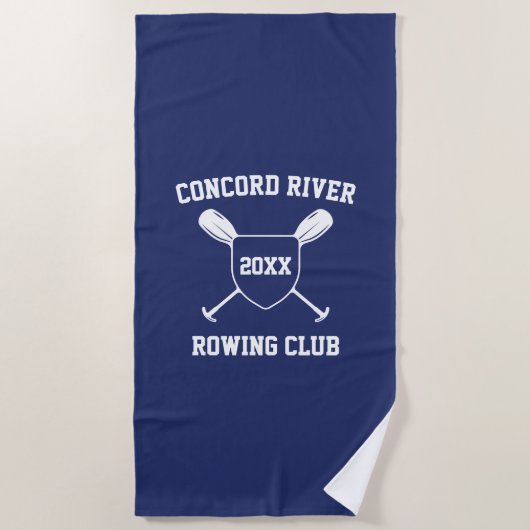 Gifts For Crew Rowers Rowing Boat Rowboat Racing Strandlaken (Voorkant)