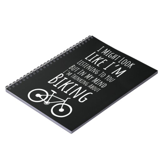 Gifts For Cyclists Cycling Biking Bike Bicycling  Notitieboek (Linkerzijde)