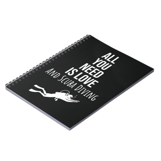 Gifts For Divers Scuba Diving Snorkeling Sport Notitieboek (Linkerzijde)