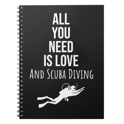 Gifts For Divers Scuba Diving Snorkeling Sport Notitieboek (Voorkant)
