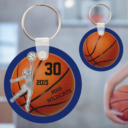 Gifts for Girls Basketball Team PERSONALIZED Sleutelhanger