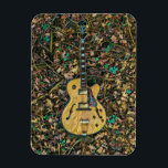 Gifts for gitarist magneet<br><div class="desc">Dit  gitaarkunstwerk is geschikt voor gitaarspelers die van gitaar houden. Het kan als geschenk voor een vriend,  een vriendin,  of een vader op een verjaardag,  een vaderdag,  of een Valentijnsdag worden gegeven. Het retro-ontwerp biedt coole  cadeaus voor gitarist</div>