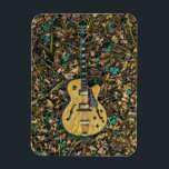 Gifts for gitarist magneet<br><div class="desc">Dit  gitaarkunstwerk is geschikt voor gitaarspelers die van gitaar houden. Het kan als geschenk voor een vriend,  een vriendin,  of een vader op een verjaardag,  een vaderdag,  of een Valentijnsdag worden gegeven. Het retro-ontwerp biedt coole  cadeaus voor gitarist</div>