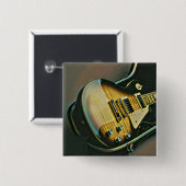 Gifts for gitarist vierkante button 5,1 cm (Voorkant /achterkant)