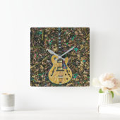 Gifts for gitarist vierkante klok (Huis)
