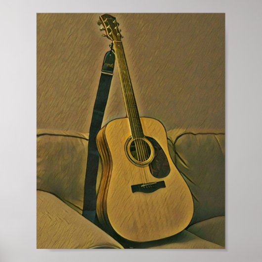 Gifts for gitarists poster (Voorkant)