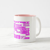 Gifts for Granddaughters : Grootdochter Tweekleurige Koffiemok (Voorkant rechts)