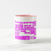 Gifts for Granddaughters : Grootdochter Tweekleurige Koffiemok (Center)