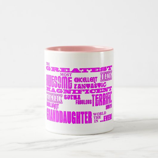 Gifts for Granddaughters : Grootdochter Tweekleurige Koffiemok (Center)