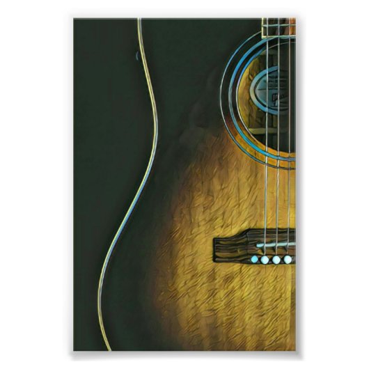 Gifts for guitar lovers foto afdruk (Voorkant)