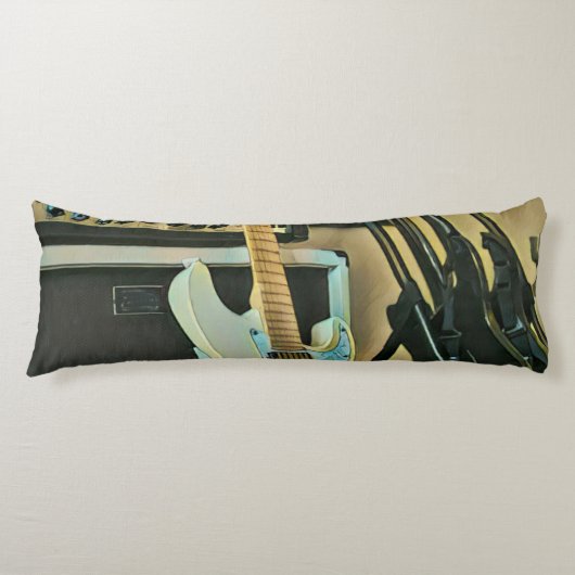 Gifts for guitar lovers lichaamskussen (Voorkant)