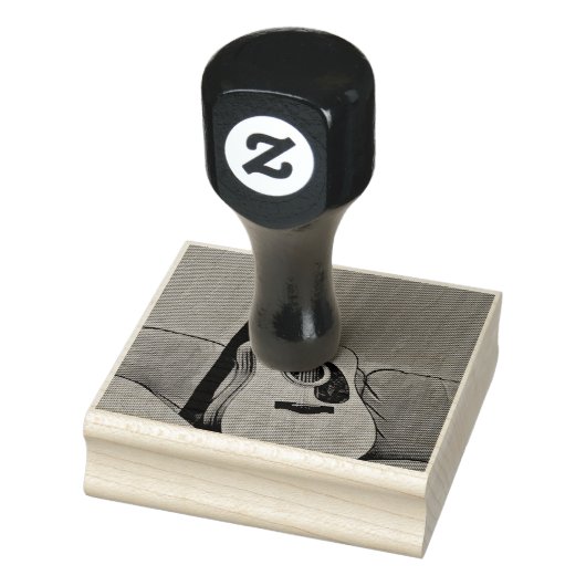 Gifts for guitarists rubberstempel (Stempel)