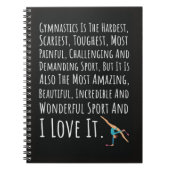 Gifts For Gymnastics Lover Gymnast Girls Sports Notitieboek (Voorkant)