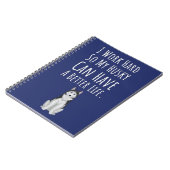 Gifts For Husky Owners Lovers Pet Siberian Dog Notitieboek (Linkerzijde)