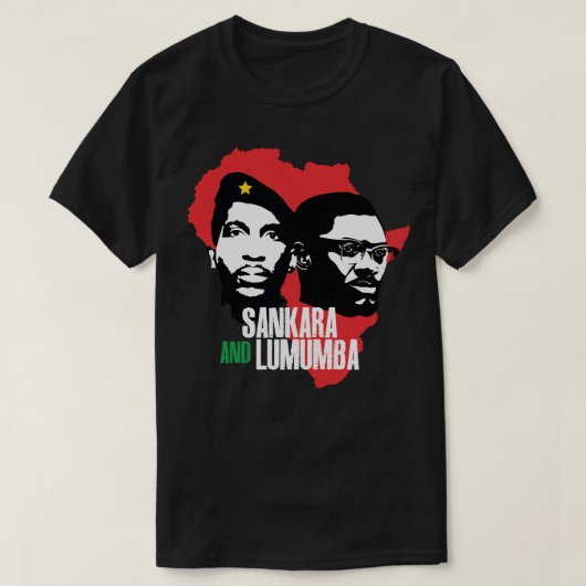 Gifts For Men Che Guevara Thomas Of Sankara Africa T-shirt (Design voorkant)