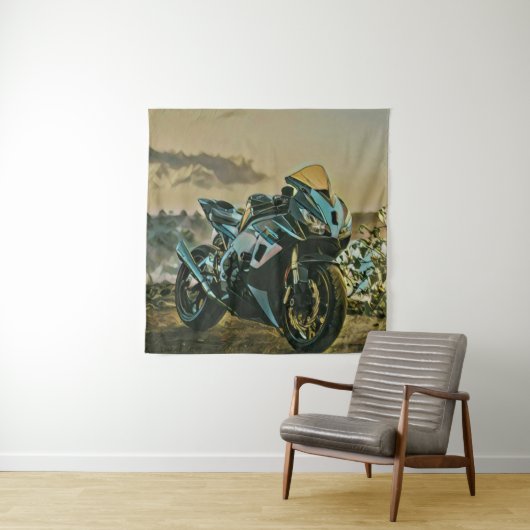 Gifts for motorcyclist wandkleed (In situ)