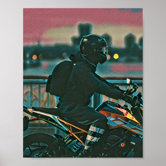 Gifts for motorcyclists poster (Voorkant)