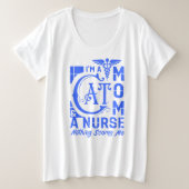 Gifts for Nurse Cat Mam Grote Maat T-shirt (Design voorkant)