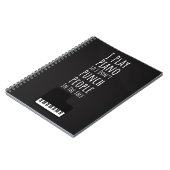 Gifts For Piano Lovers Pianist Music Keyboard Notitieboek (Linkerzijde)