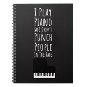 Gifts For Piano Lovers Pianist Music Keyboard Notitieboek (Voorkant)