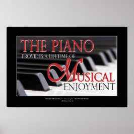 Gifts for Piano Students - Piano Poster