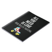 Gifts For Rollerskaters Rollerskating Rollerskates Notitieboek (Linkerzijde)