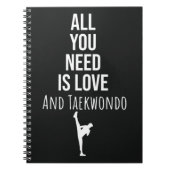 Gifts For Taekwondo Student Fighting Self Defense Notitieboek (Voorkant)
