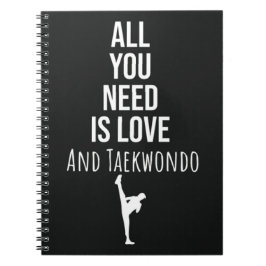 Gifts For Taekwondo Student Fighting Self Defense Notitieboek