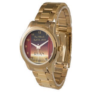 Gifts for Theater Lovers, Custom Bar Mitzvah Gifts Horloge