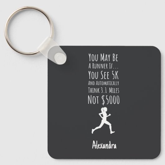 Gifts For Ultra Marathon Runner Personalized Funny Sleutelhanger (Voorkant)