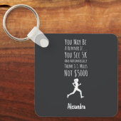Gifts For Ultra Marathon Runner Personalized Funny Sleutelhanger (Voorkant)