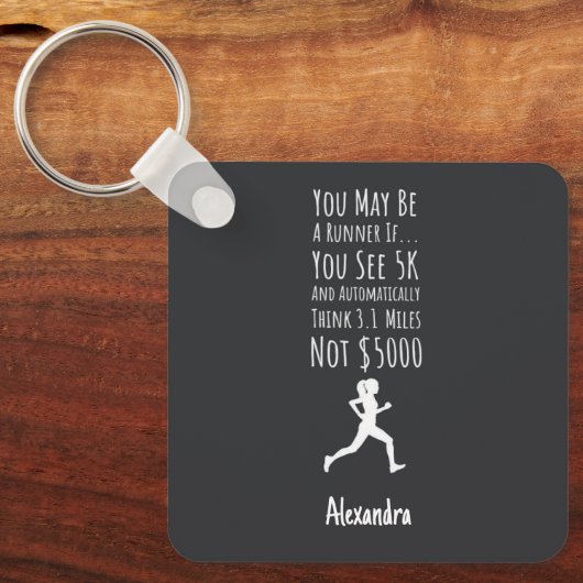 Gifts For Ultra Marathon Runner Personalized Funny Sleutelhanger (Voorkant)