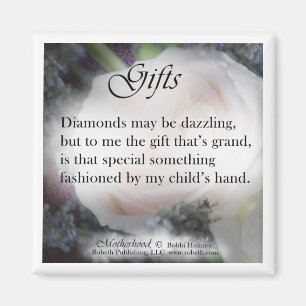 Gifts, gedicht magneet