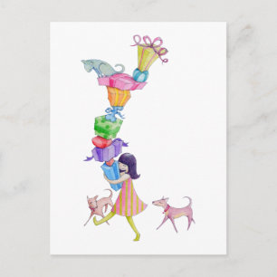 Gifts Girl Briefkaart