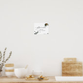 Gifts & Kaarten Weddenschap Greenery Eucalyptus Si Poster (Keuken)