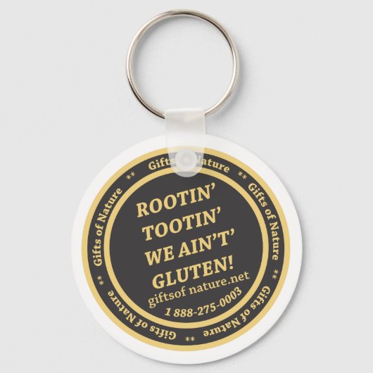 Gifts of Natuur Slogan Sleutelhanger (Voorkant)