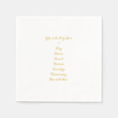 Gifts of the Heilige Geest in 3D Kijk Golden Scrip Servet (Voorkant)