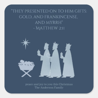 Gifts of the Magi Sticker – Three Kings Nativity