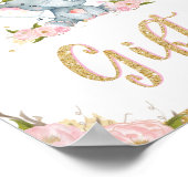 Gifts Sign Poster Elephant Birthday Baby shower (Hoek)