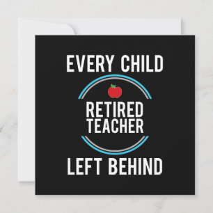 Gifts Teacher Achtergelaten gepensioneerde leraa Kaart