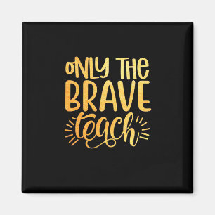Gifts Teacher Alleen de dwarsbalk Magneet