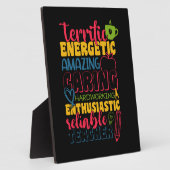 Gifts Teacher | Amazing Caring Teacher Fotoplaat (Zijkant)