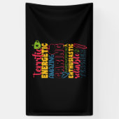 Gifts Teacher | Amazing Caring Teacher Spandoek (Verticaal)