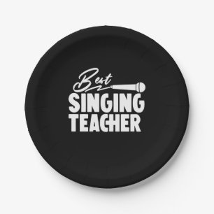 Gifts Teacher Best Singing Teacher Papieren Bordje