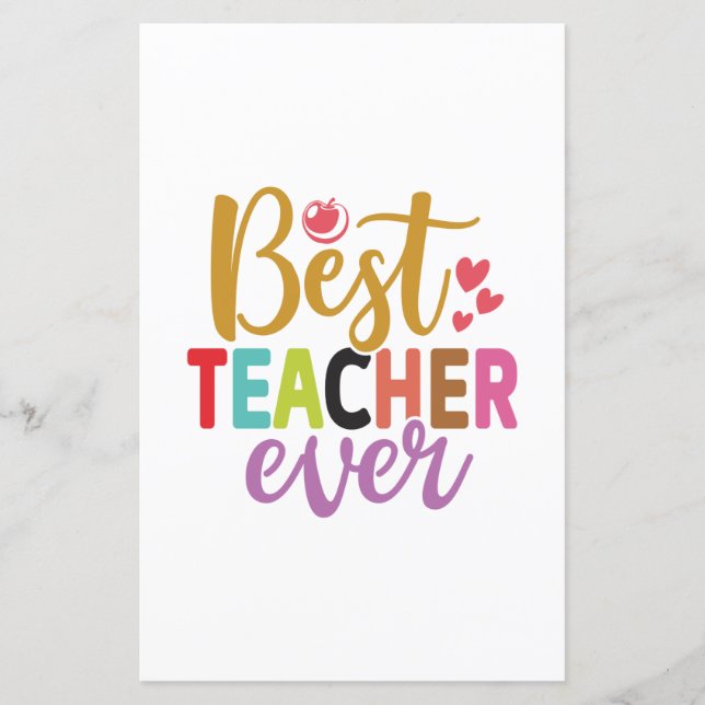 Gifts Teacher | Best Teacher Ever (Voorkant)