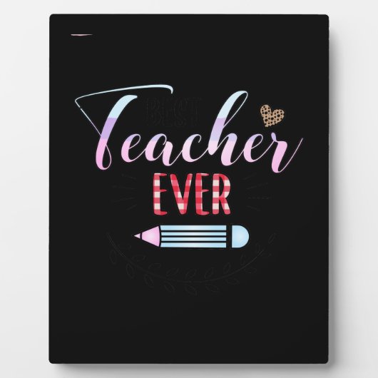 Gifts Teacher | Best Teacher Ever Fotoplaat (Voorkant)