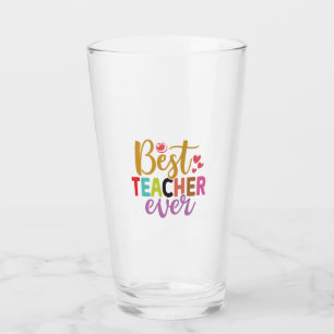 Gifts Teacher Best Teacher Ever Glas