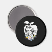 Gifts Teacher | Beste leraar-ventilator ooit Magneet (Voorkant / Achterkant)