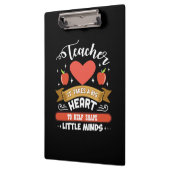 Gifts Teacher | Big Heart Teacher Klembord (Links)